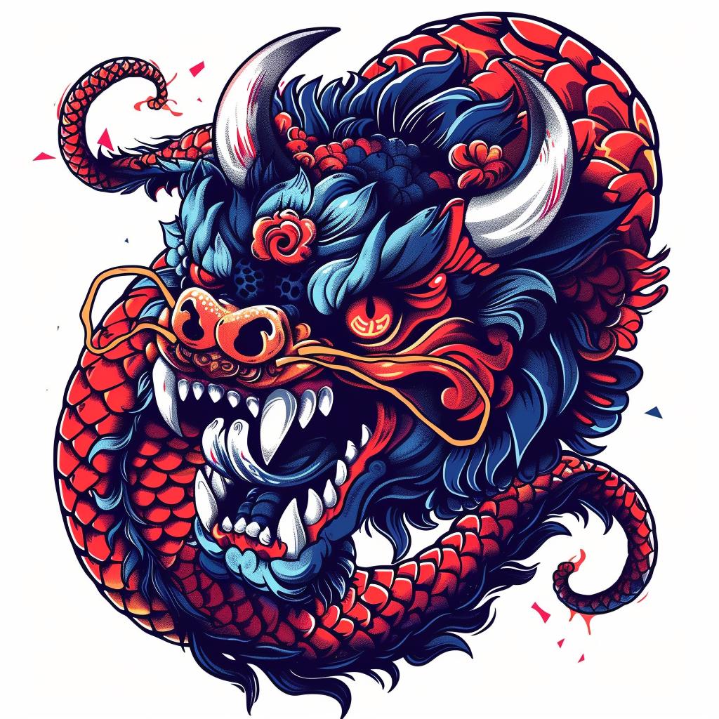 Nychos  mythical  creature  dragon  hybrid  animal  fearsome  illustration  fantasy  art 931473