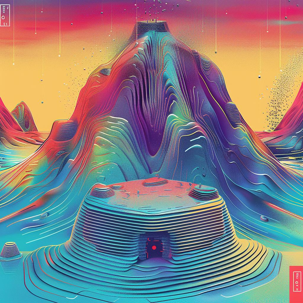 landscape  mountains  house  colorful  nature  scenic  digital  vibrant  artistic  beautiful 967620