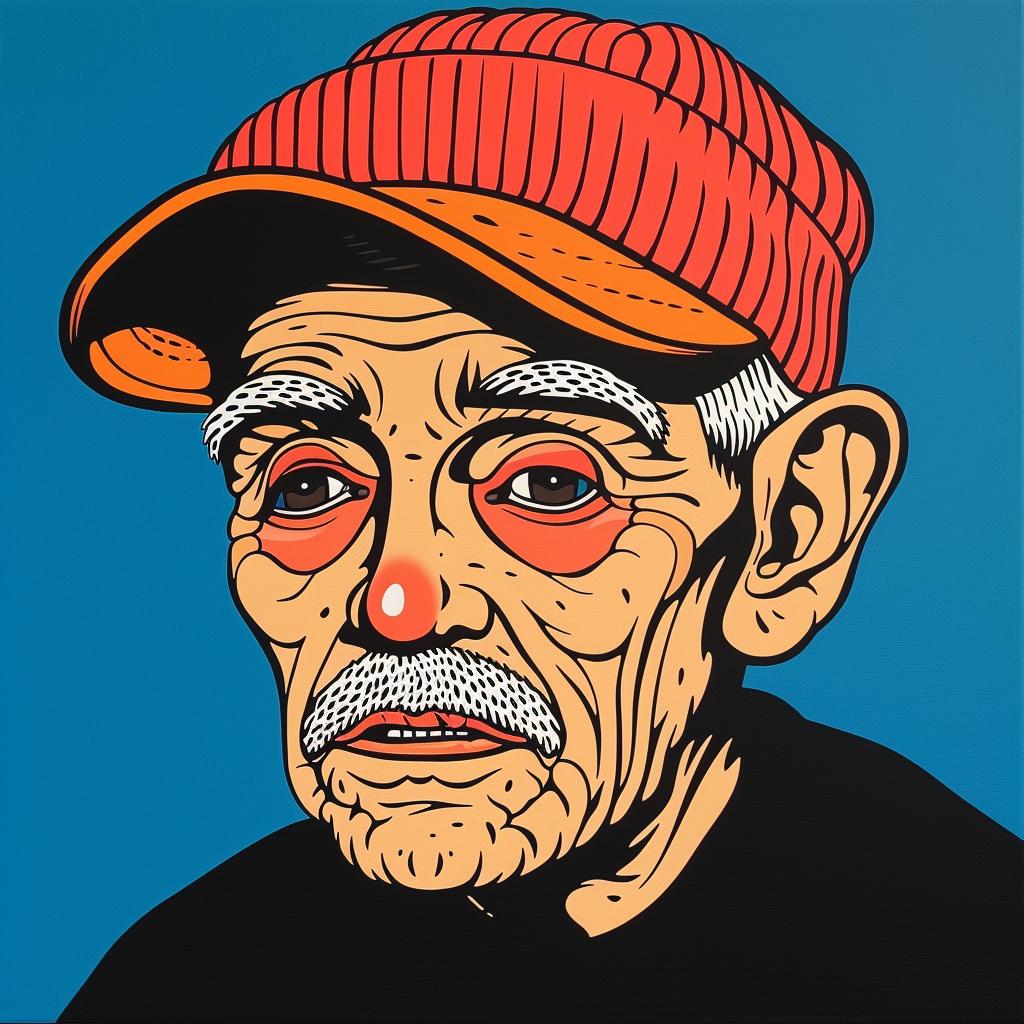 painting  old  man  cap  portrait  nostalgic  expression  vintage  character  realism 972768
