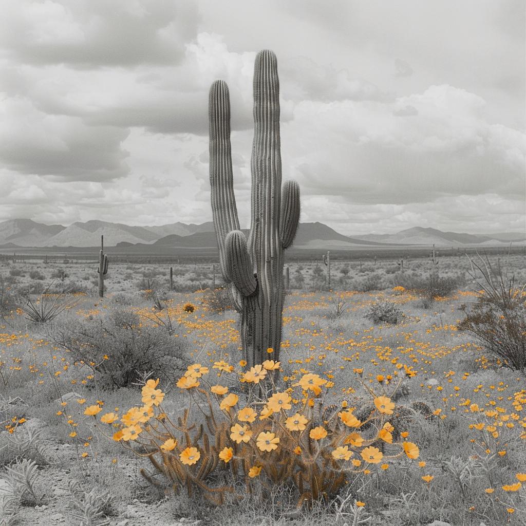 cactus  black  white  flowers  desert  photography  color  nature  plant  landscape 1036465