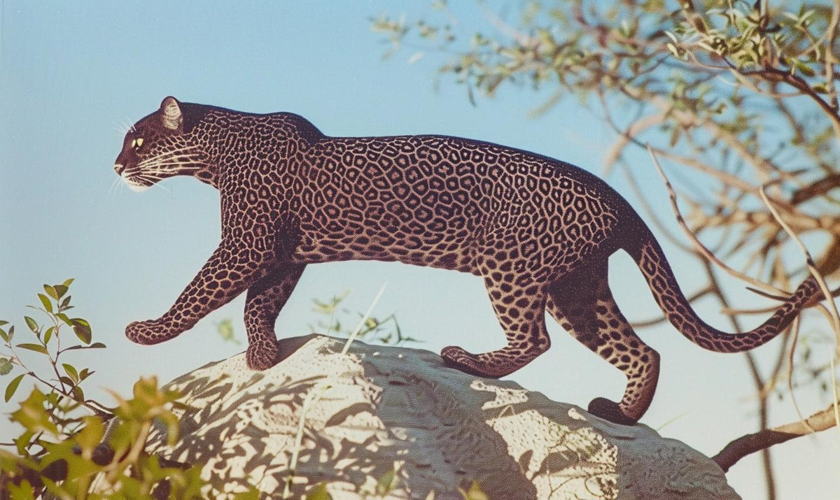 leopard  walking  rock  wild  nature  art  design  animal  landscape  scenery 961025
