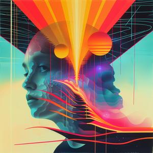 painting  woman  face  light  surreal  symbolism  creative  abstract  portrait  colorful 1079702