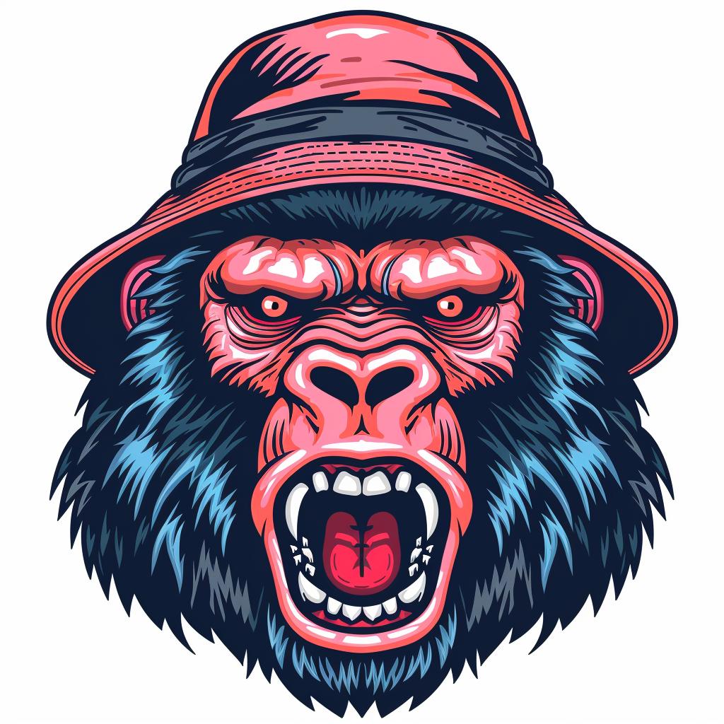 aggressive  streetwise  animal  bucket  hat  urban  minimal  zoo  culture  illustration 955745