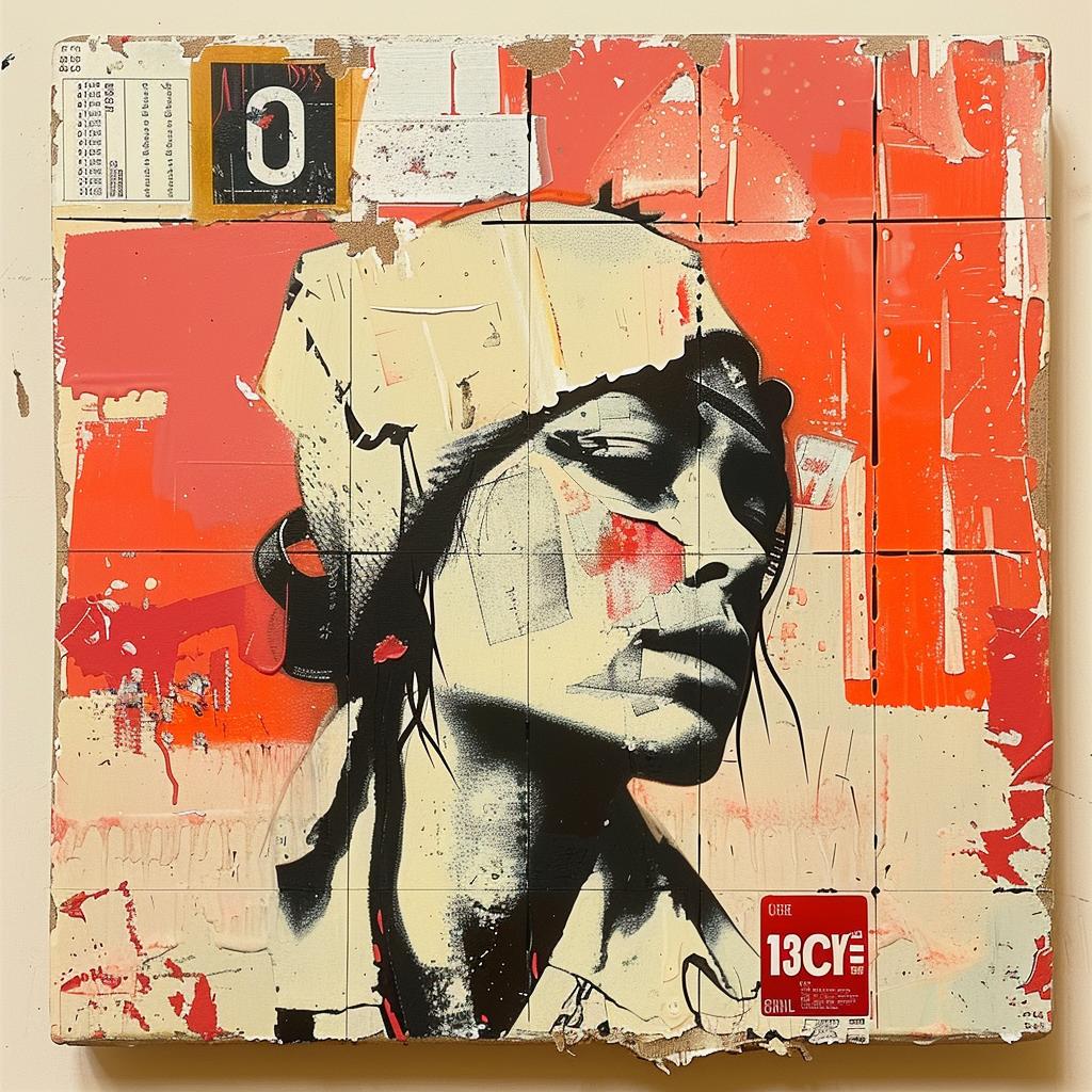 impasto  woman  hat  portrait  colorful  expressive  figurative  vibrant  stylistic  creative 1015726