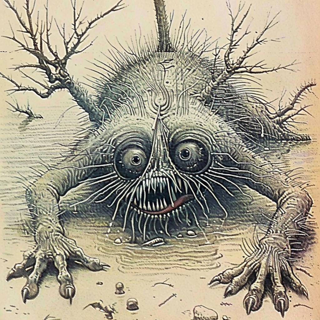 monster  drawing  water  horror  nature  creature  weird  abstract  2017  illustration 946717