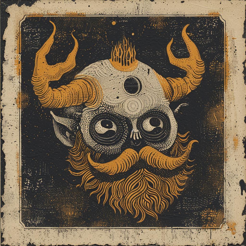 skull  horns  poster  dark  occult  naturalistic  spiritual  terror  art  Thomas 926769