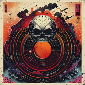 album  sun  darkarts  synthwave  graphic  design  vintage  minimal  symmetry  art 1038908