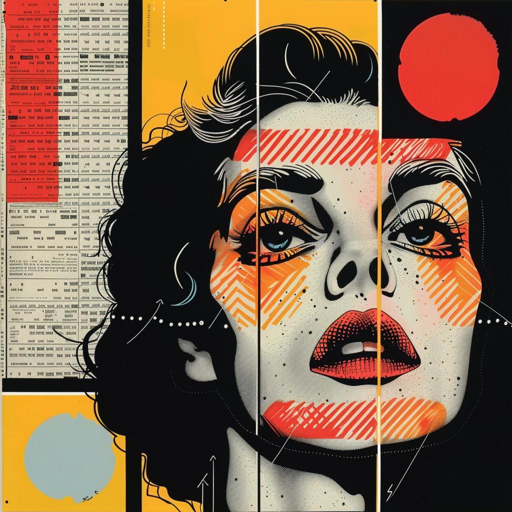 woman  red  yellow  colors  portrait  art  graphic  expression  visual  design 969401