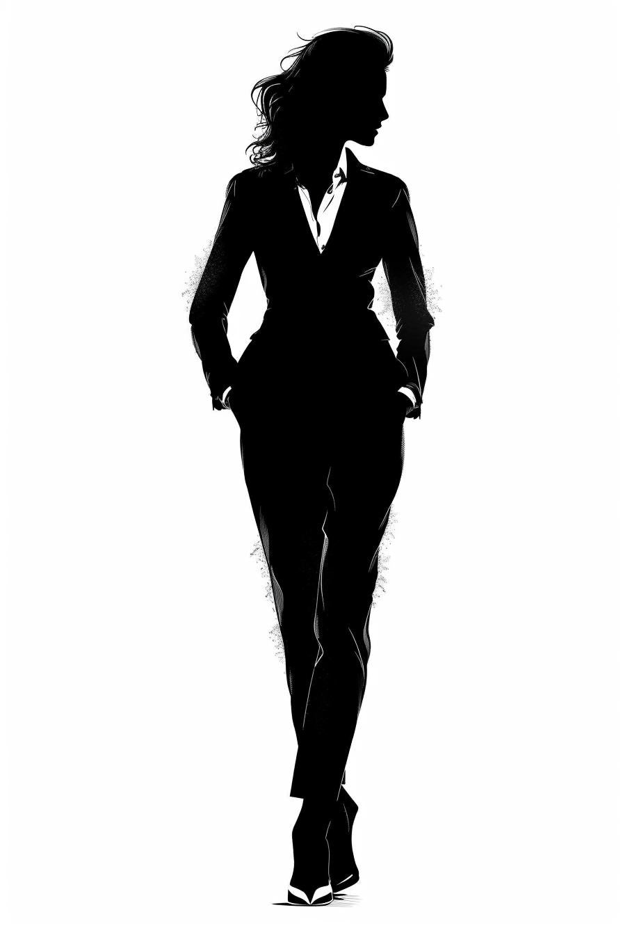 woman  silhouette  suit  business  walking  urban  vector  minimalist  white  background 954365