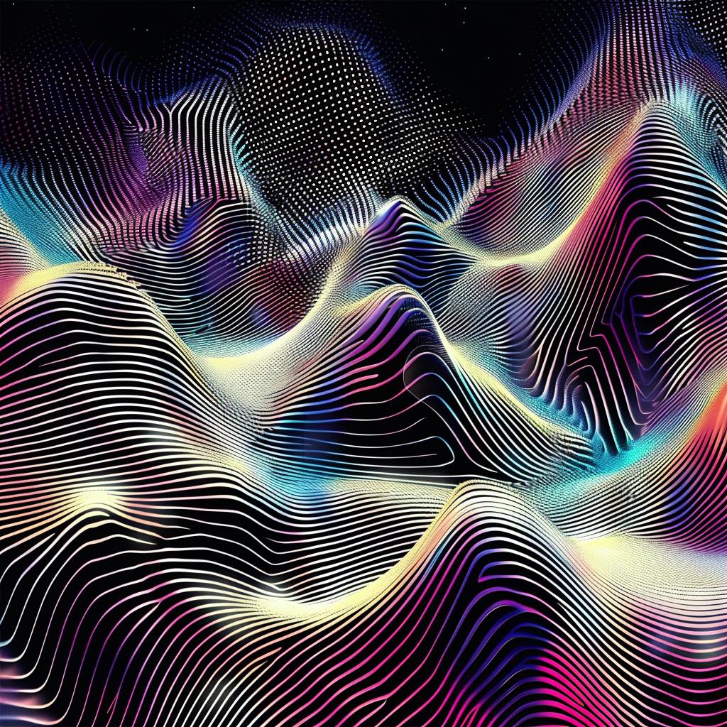 abstract  digital  waves  lines  vibrant  colorful  fluid  modern  background  art 967356