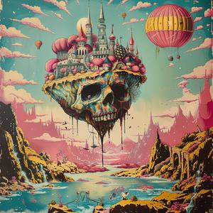 poster  skull  castle  gothic  dark  fantasy  illustration  artwork  chromolithography  mysterious 1058218