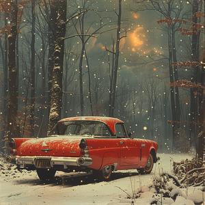 moonlit  road  collage  car  snow  fullmoon  vintage  hyperspace  noir  domesticity 1079875