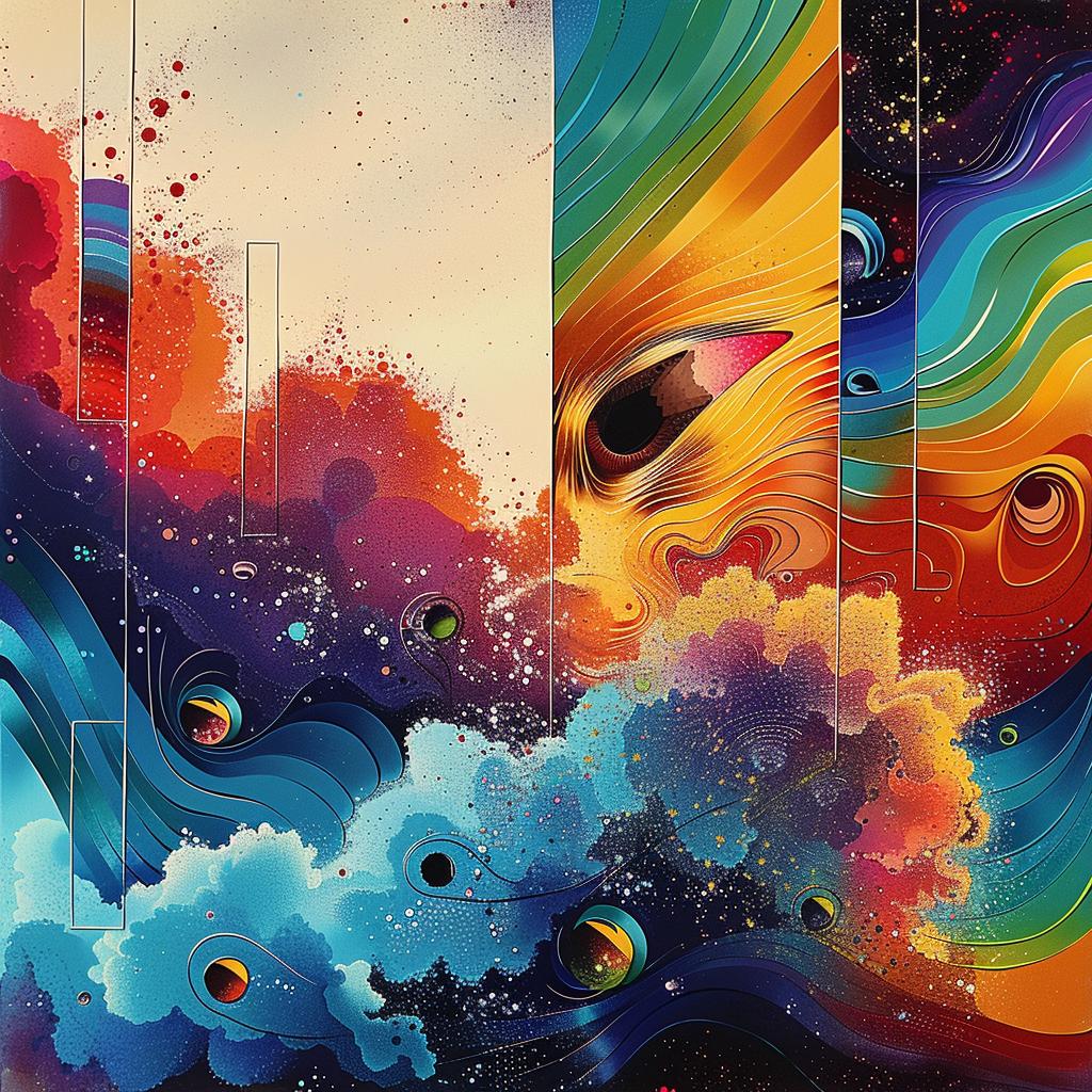 colorful  woman  face  cloud  chromoluminosity  painting  abstract  surreal  expression  art 967650