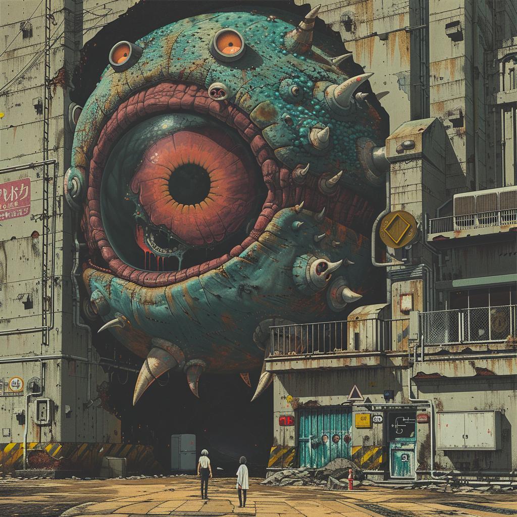 surreal  album  city  monster  naturalistic  technicolor  introspective  occult  creative  art 974079