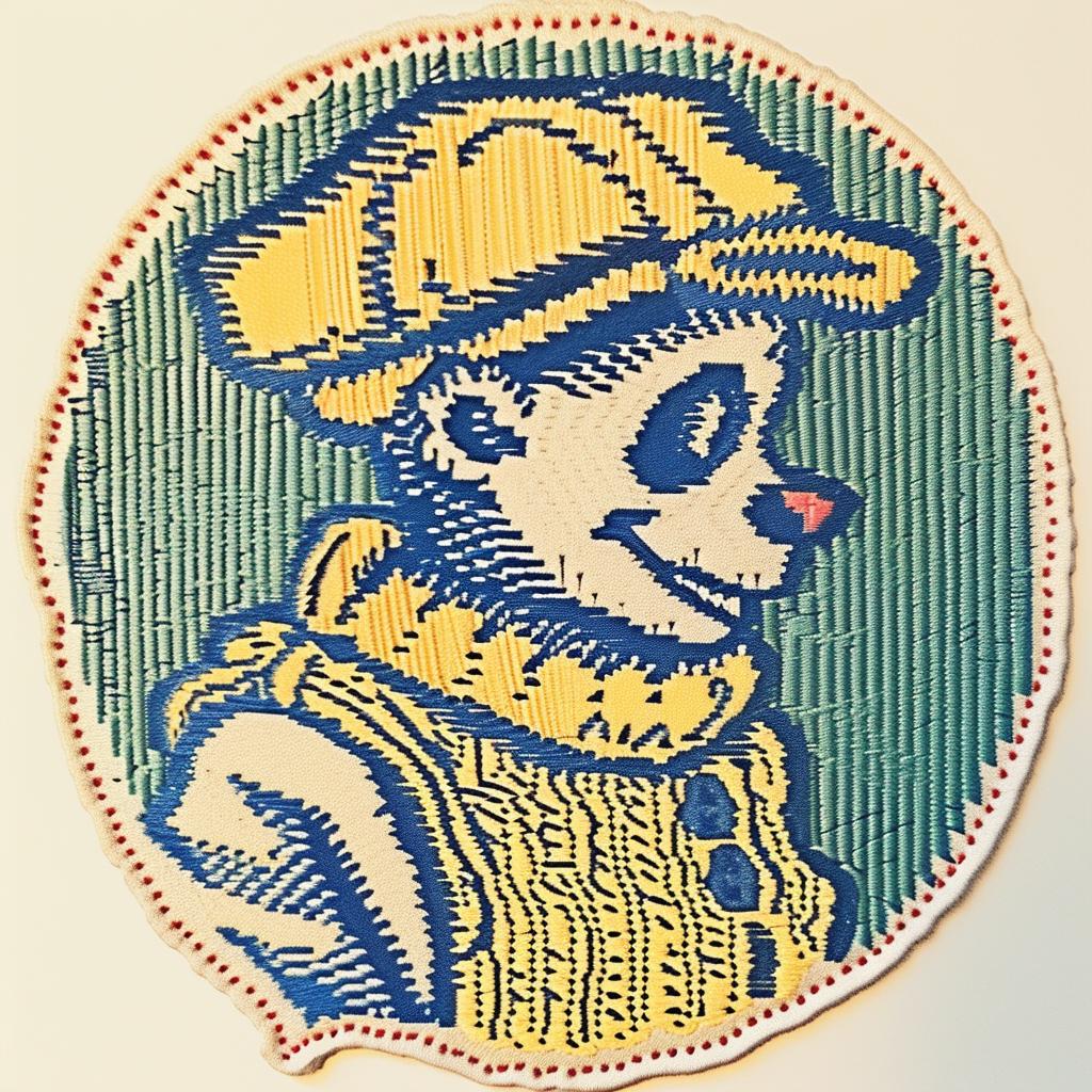 patch  cartoon  bear  hat  hip-hop  culture  chenille  simple  minimal  design 960937