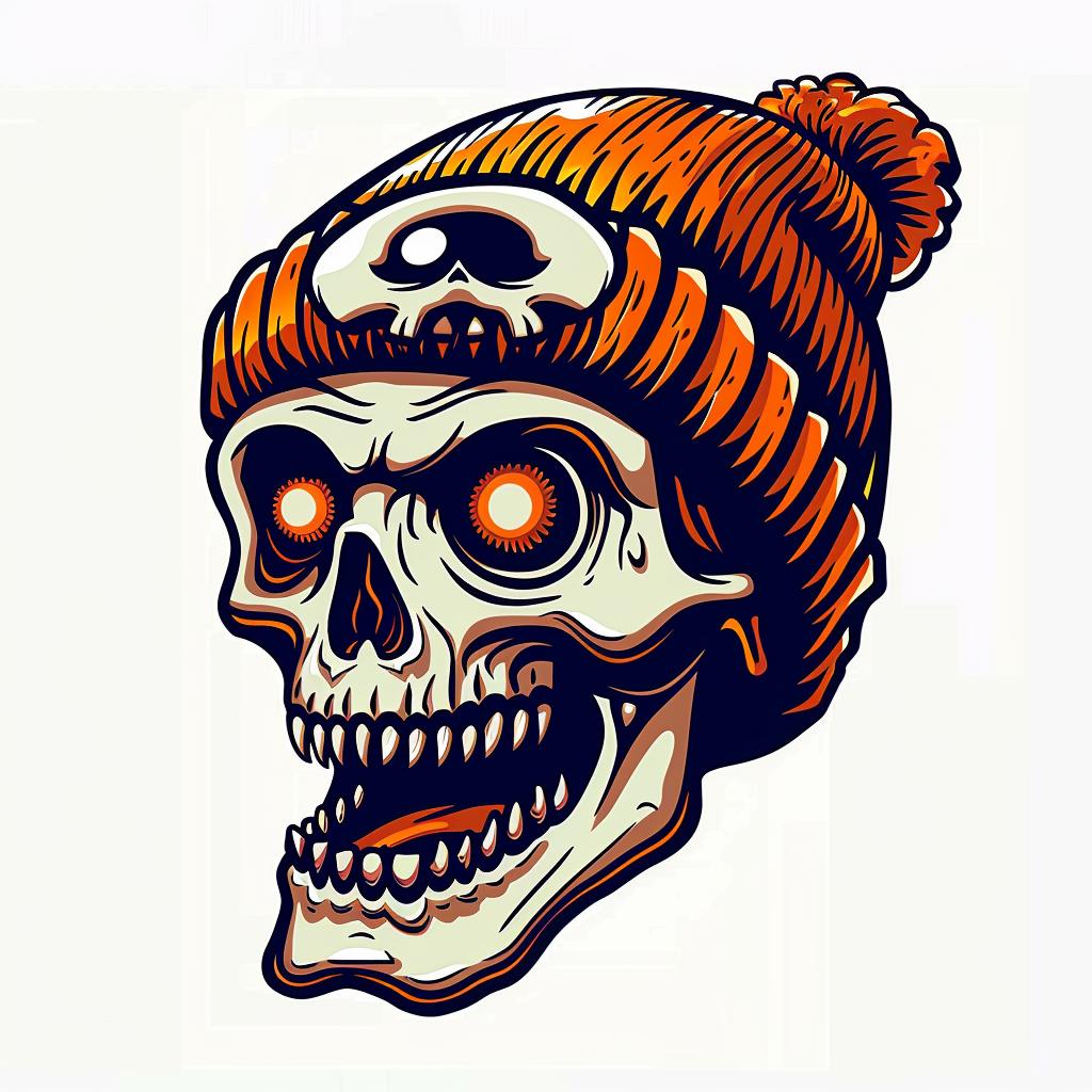 skull  logo  vector  black  white  design  graphic  minimal  stylized  simple 1032929