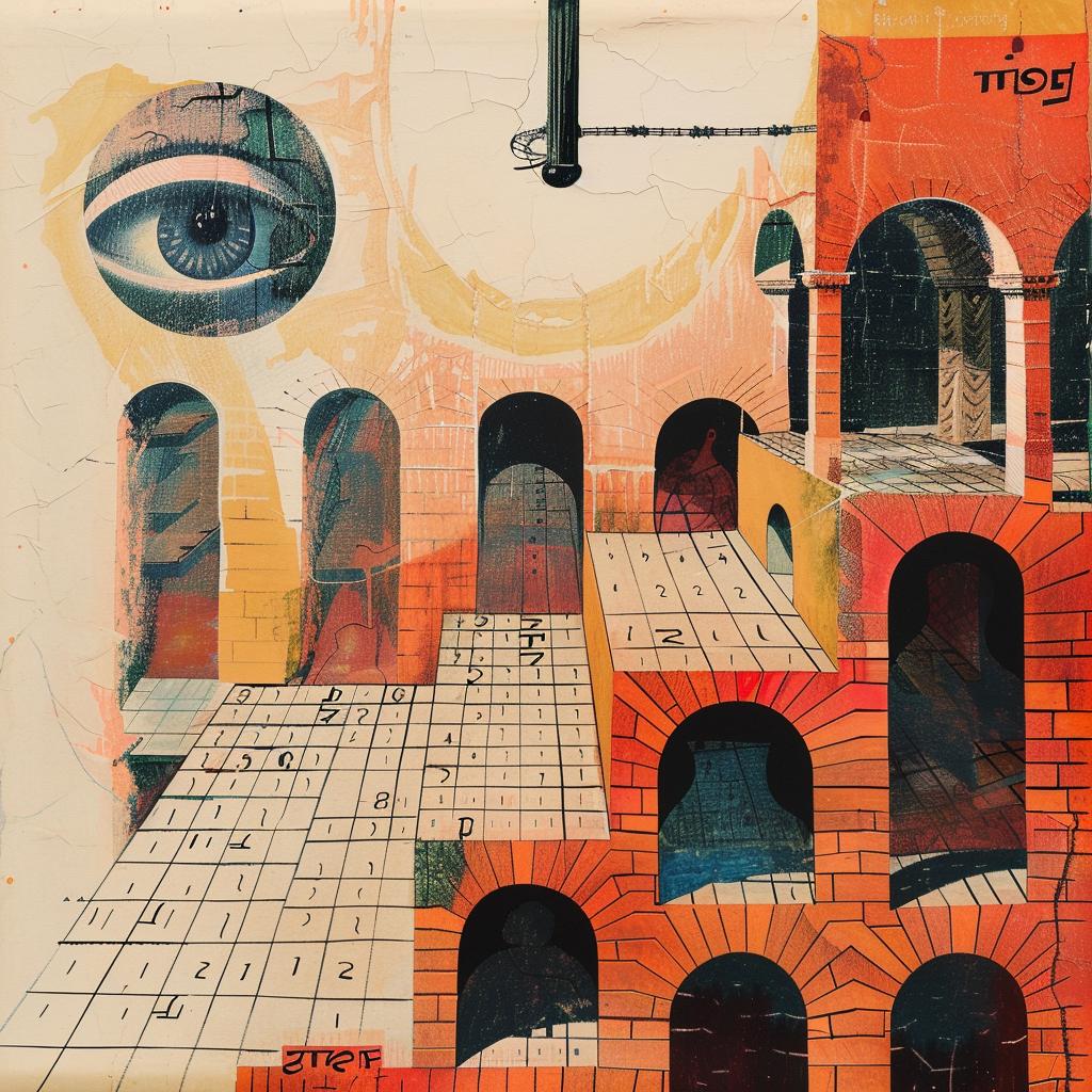axonometric  spiritual  occult  naturalistic  terror  Hunderwasser  palette-knife  building  eye  artwork 974686