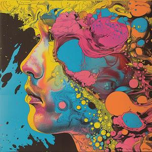 surreal  psychedelic  colorful  album  cover  symbolism  hyper-realistic  screenprint  risograph  abstract 1078462