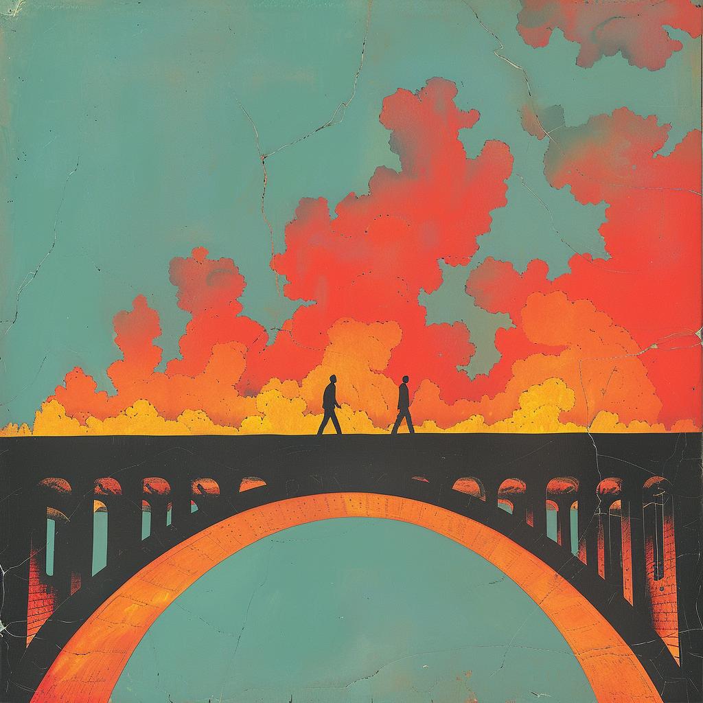 surreal  poster  movie  Bridge  album  creative  Joan  Cornella  burn  bridges 1017647