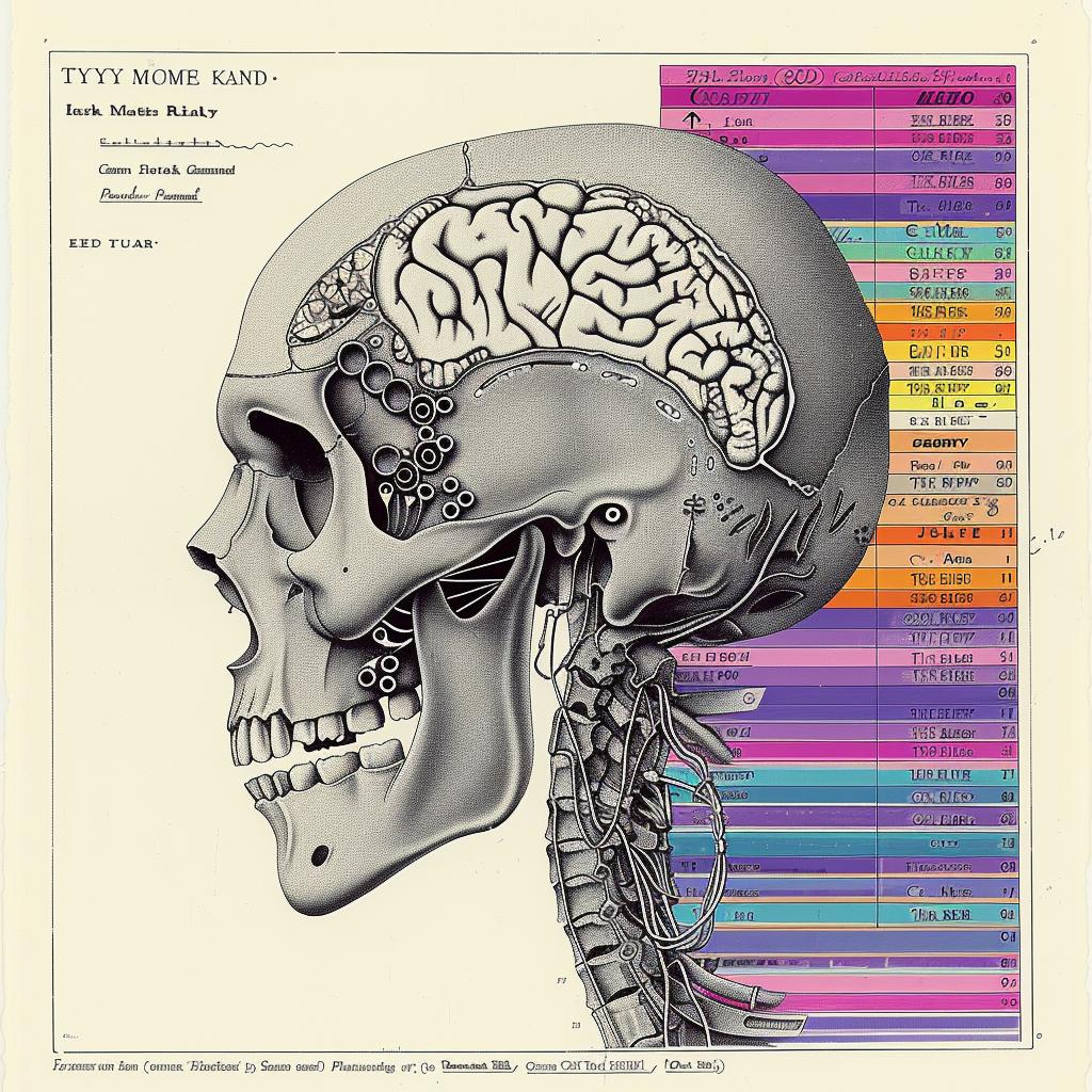 tycho  album  poster  skull  brain  art  illustration  design  psychedelic  imagination 916139