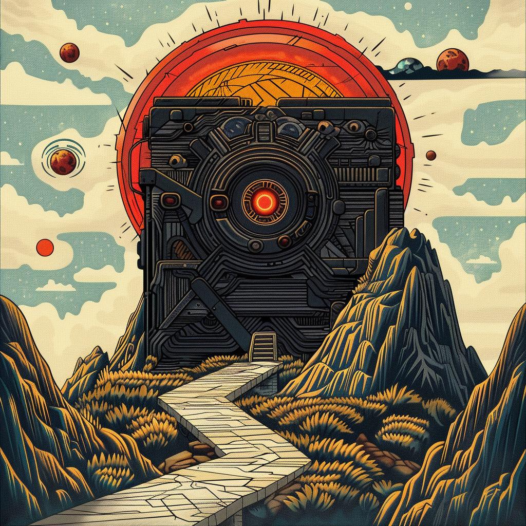 surreal  album  cover  axonometric  spiritual  occult  colorful  introspective  naturalistic  terror 973935