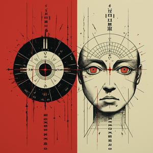 book  cover  design  face  clock  art  dark  elements  style  symmetrical 1078775