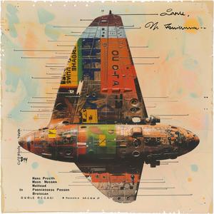 plane  colorful  painting  abstract  vibrant  modern  aerospace  artwork  canvas  creative 1067731