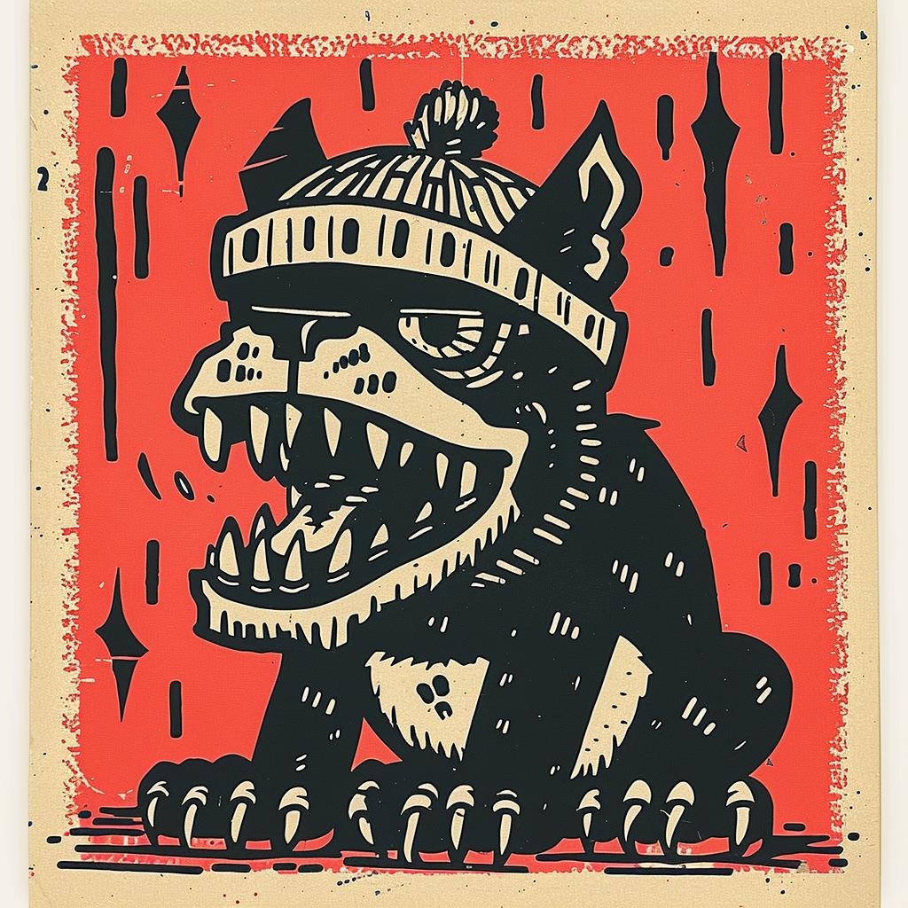 animal  streetwise  aggressive  knit  cap  culture  minimal  poster  cartoon  urban 957896