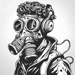 monster  gasmask  beard  man  surreal  dark  portrait  face  strange  urban 1069666