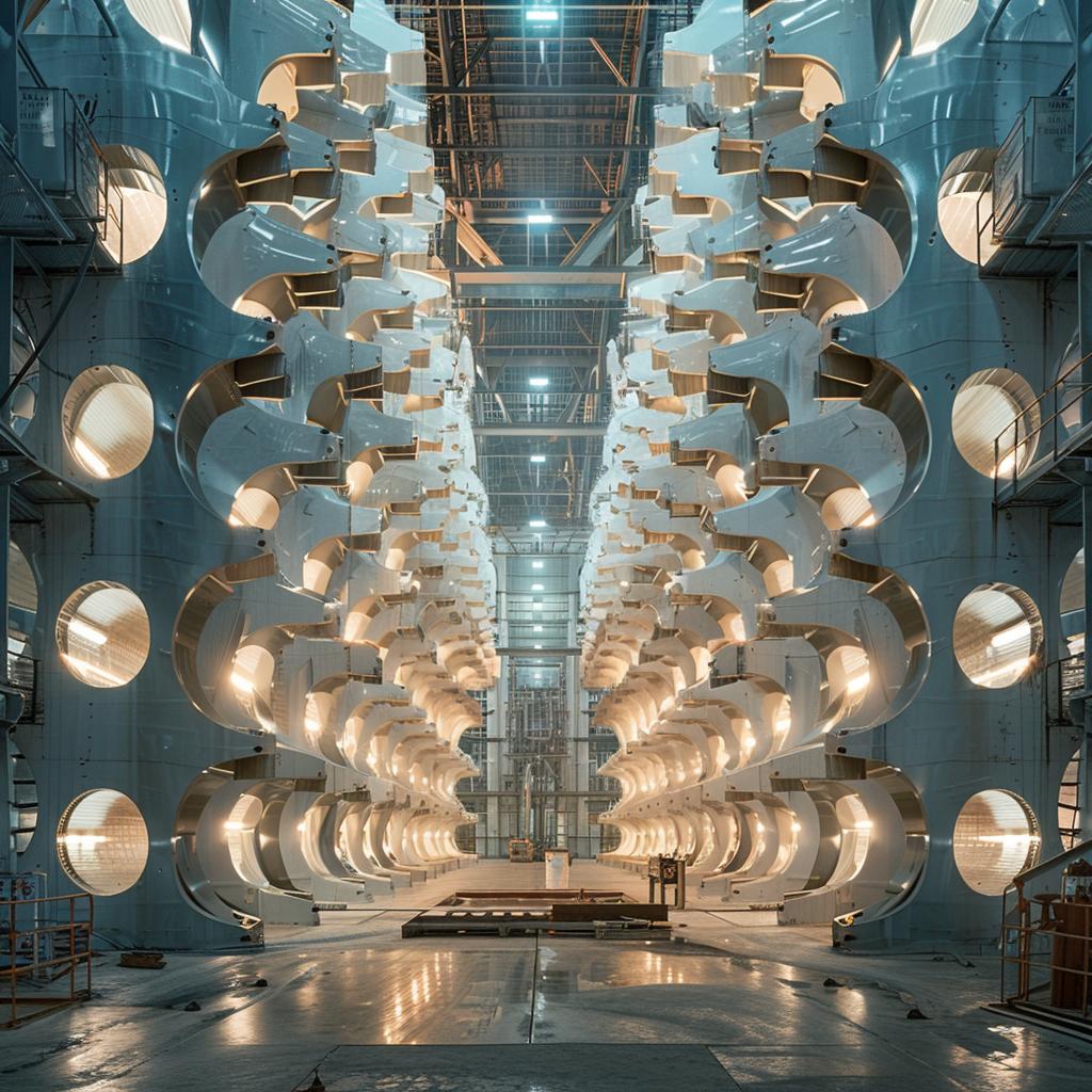 digital  art  futuristic  industrial  ceramic  lighting  steel  glow  architecture  photo 965179