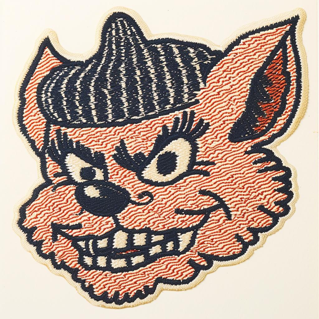 patch  streetwear  chenille  fox  angry  hat  ominous  animal  simple  minimal 955139