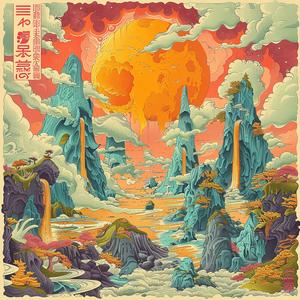 album  cover  surreal  creative  illustration  symbolist  screenprint  art  design  music 1064878