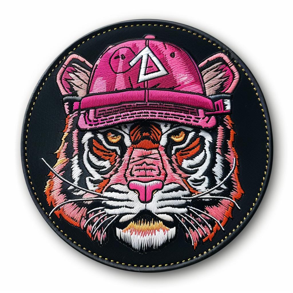 patch  streetwear  tiger  baseball  cap  embroidery  chenille  hip-hop  colorful  cool 961397