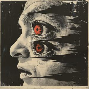 chromolithography  poster  man  face  red  eyes  claude  cahun  Andreas  Levers 1039960
