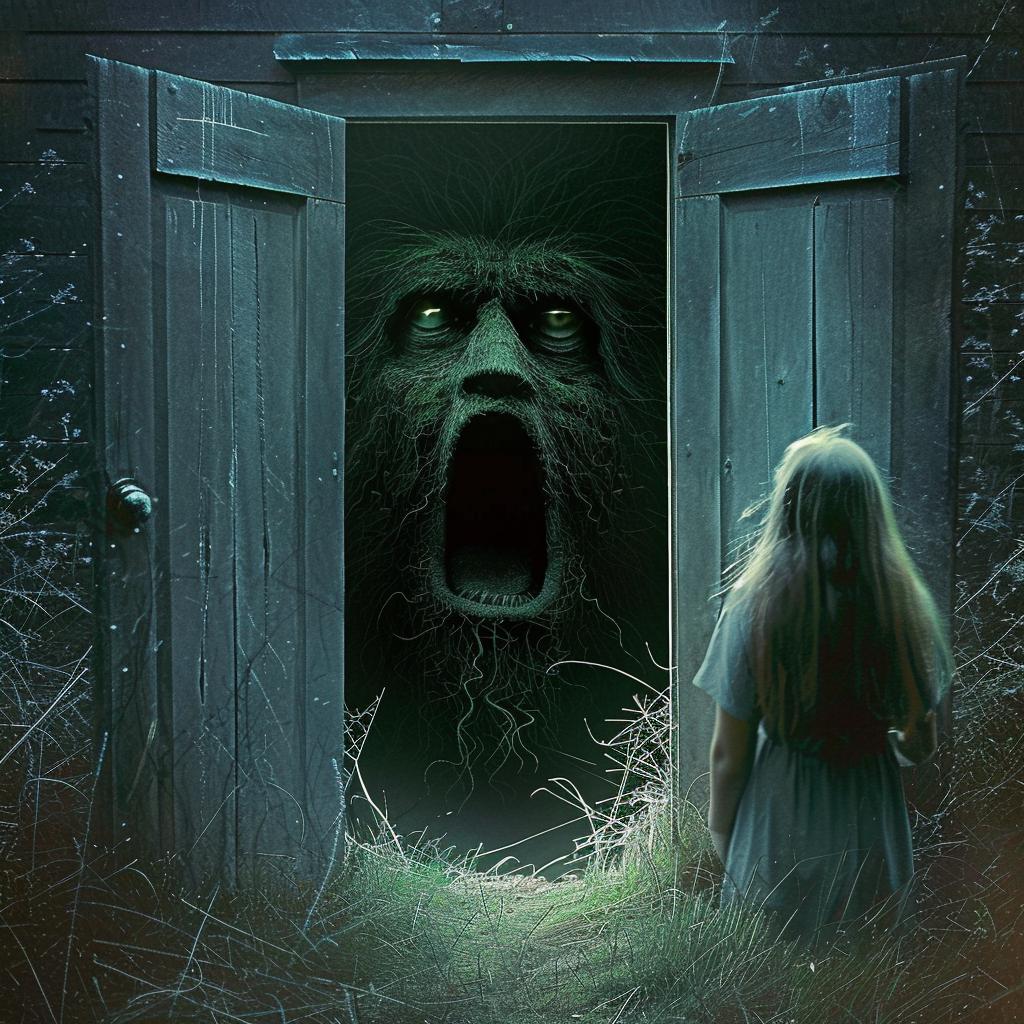 ملصق فيلم رعب صرخة الوحش، تصميم فني، رسوم توضيحية، فيلم 948020