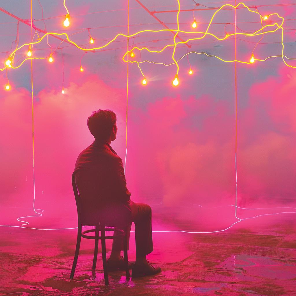 Man  Chair  Light  Pink  Room  Creative  Surreal  Imagery  Mood  Art 962595