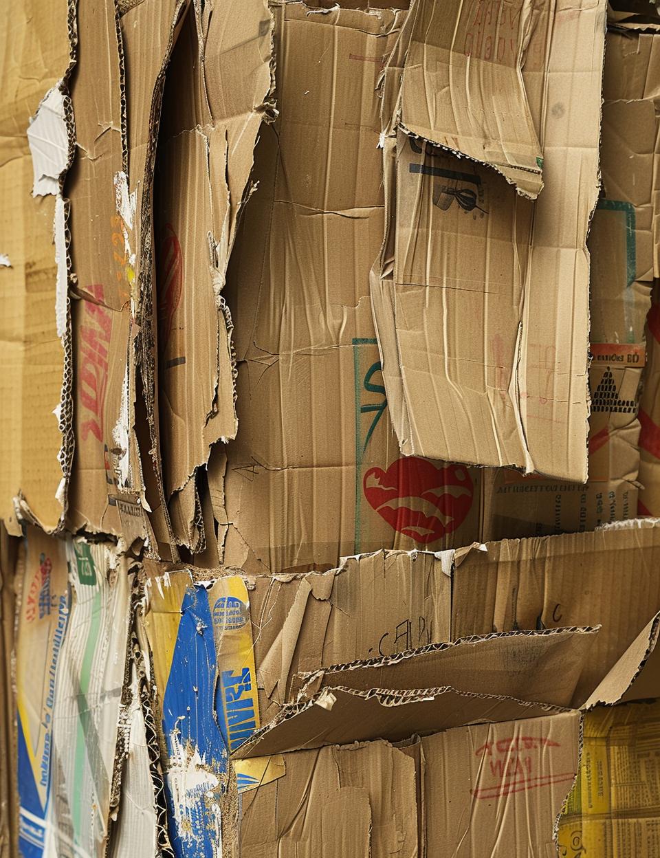 cardboard  pile  stacked  boxes  texture  aged  urban  abstract  installation  visual 962245