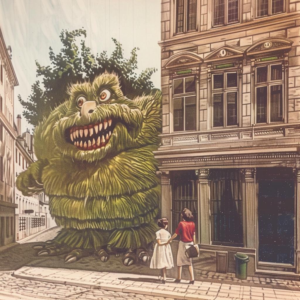 monster  horror  street  painting  1917  creepy  urban  dark  fantasy  art 947479