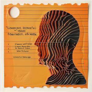 paper  quilling  cutout  man  note  Saul  Bass  Magritte  art  design 1067090
