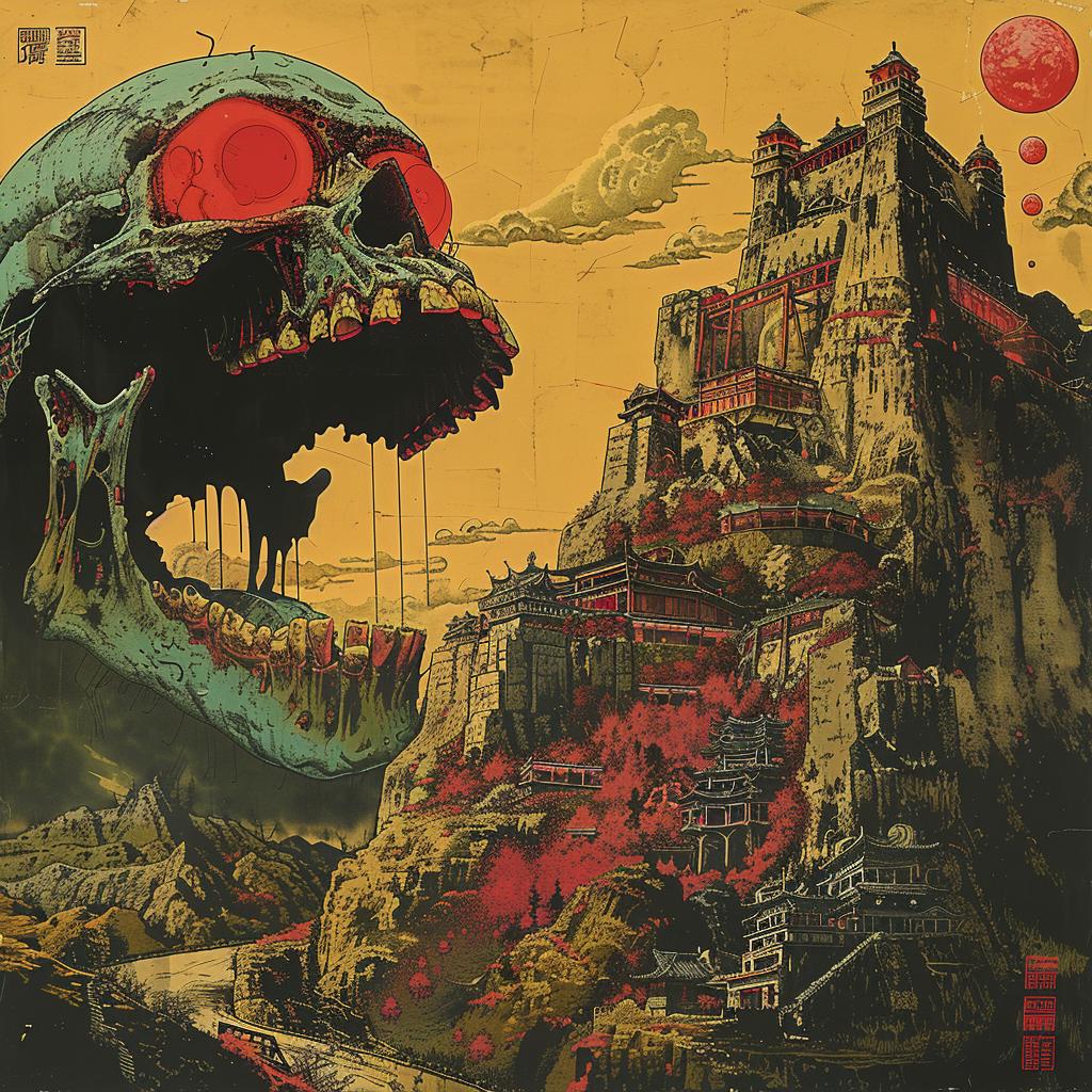 album  cover  surreal  monster  deathmetal  hyper-realistic  Toshio  Saeki  artistic  unique 961590