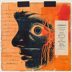 poster  face  man  creative  surreal  blockprint  Jack  Kirby  Alessio  Albi 1063236
