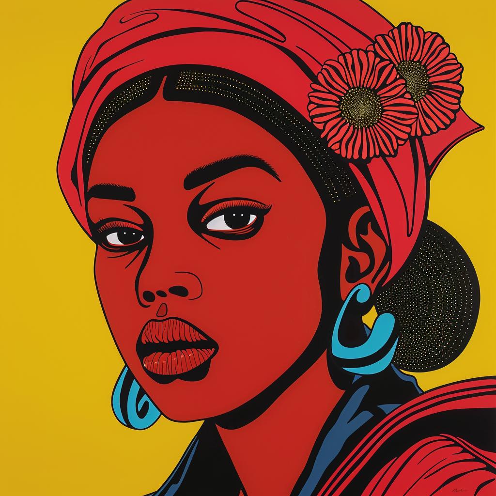 painting  Klarwein  woman  headscarf  art  colorful  illustration  design  realism  portrait 1022630