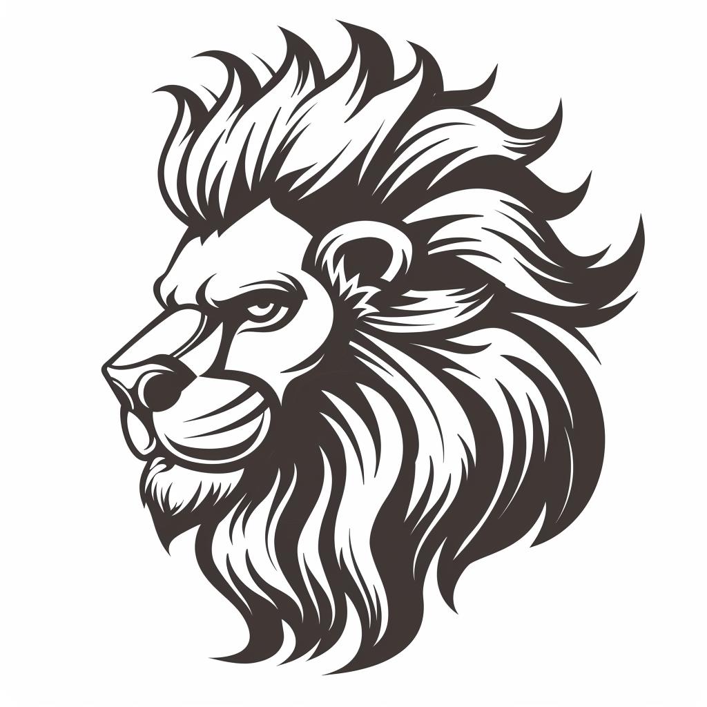 lion  logo  design  vector  animal  graphic  representation  branding  stylish  identity 1027686