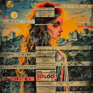 ملصق فيلم امرأة قلعة عمل فني مفصل تصميم المناظر الطبيعية الخيالية الملونة 1057495