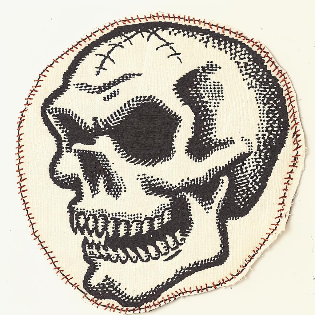 patch  skull  streetwear  hip-hop  chenille  minimal  bold  cool  embroidered  stylish 961255