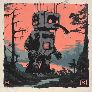 album  cover  art  robot  futuristic  sci-fi  symbolism  screenprint  art  surrealism 1079831