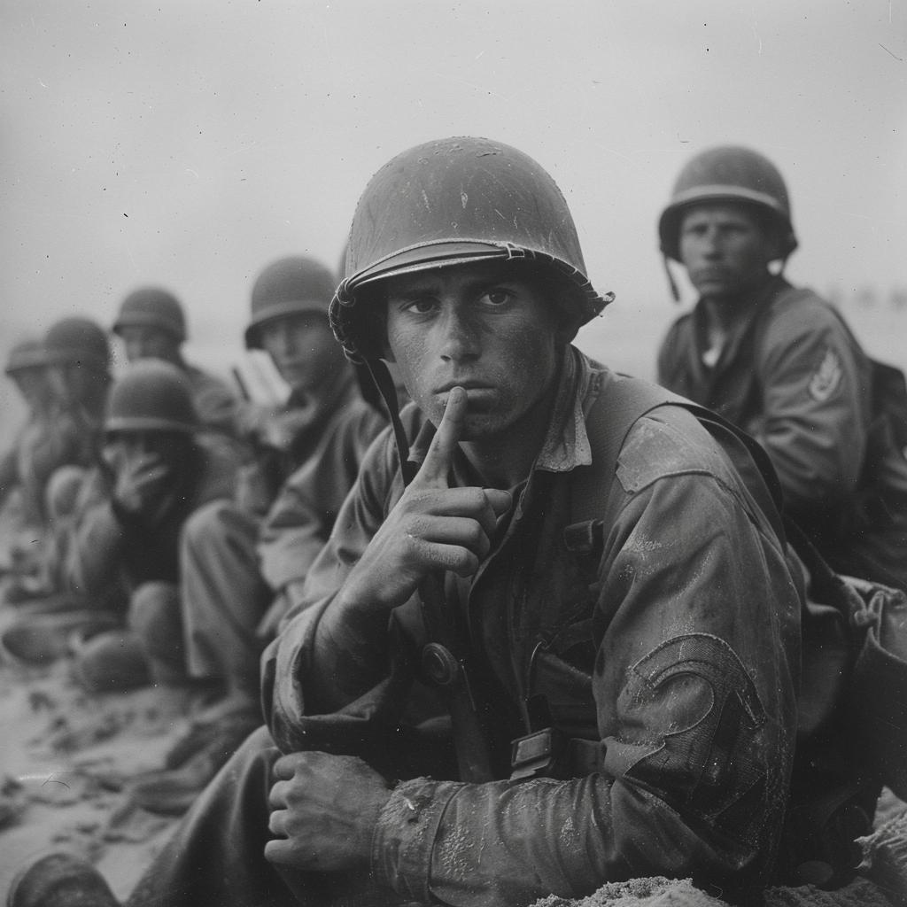 soldiers  group  sitting  ground  military  WorldWarII  together  gesture  quiet  secret 970390