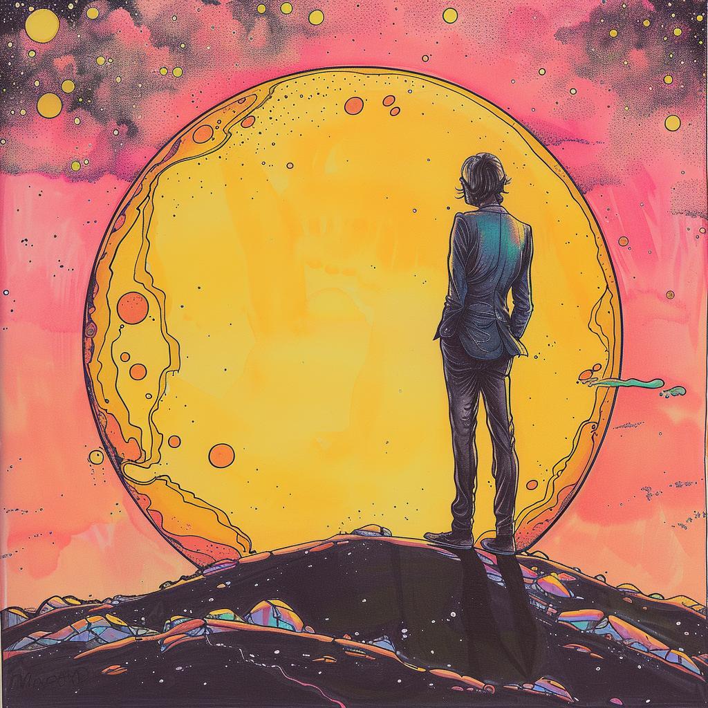 man  moon  sun  surreal  dreamlike  quint-buchholz  landscape  contemporary  atmospheric  celestial 929642