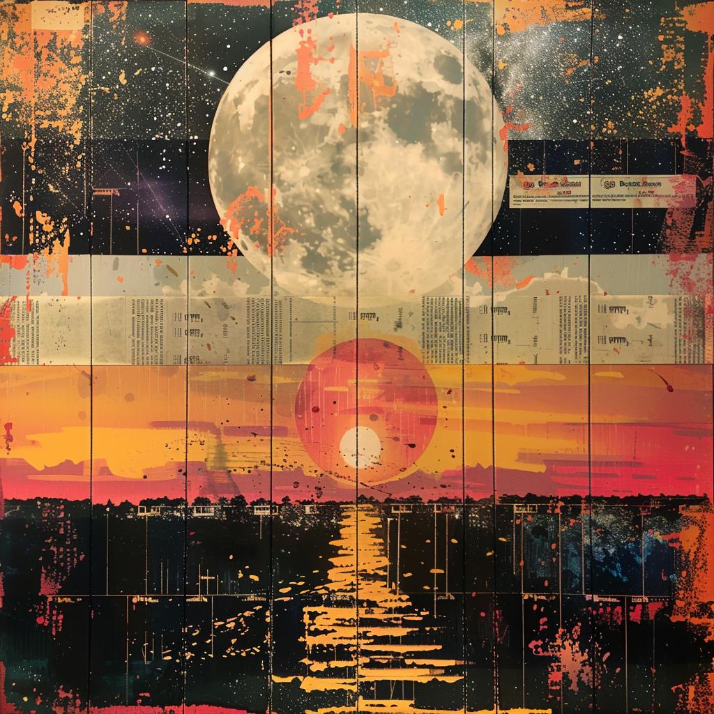moon  city  skyline  night  landscape  painting  dark  atmosphere  collage  art 1017129