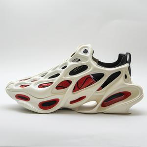 hybrid  shoes  design  red  black  sneaker  Giger  white  photography  studio 1038157